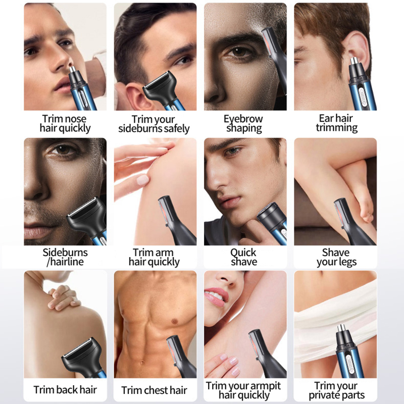 Electric Nose Ear Hair Trimmer - đánh giá và giá Electric Shaver Rotary
