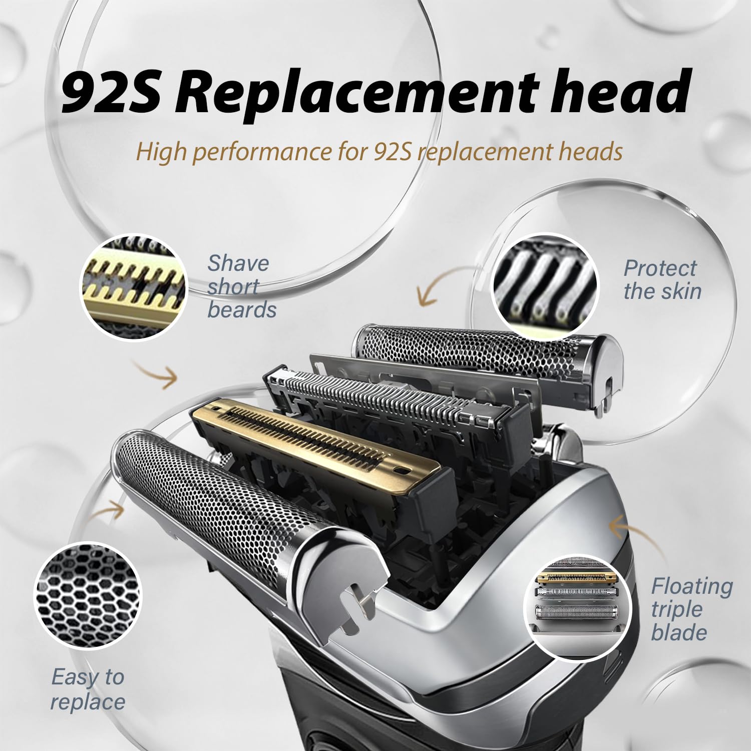 New 92S Replacement Foil Head  - đánh giá và giá Aftershave