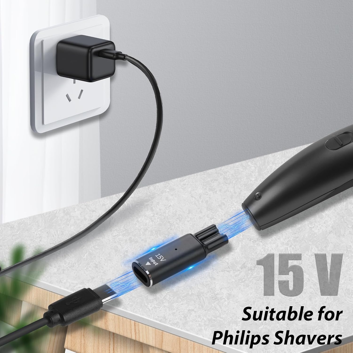 Brangdy 15V HQ8505 Type-C Shav - đánh giá và giá Body Trimmer
