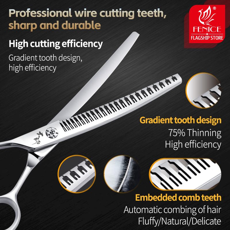 Fenice Professional Left-Hande - đánh giá và giá Grooming Scissors