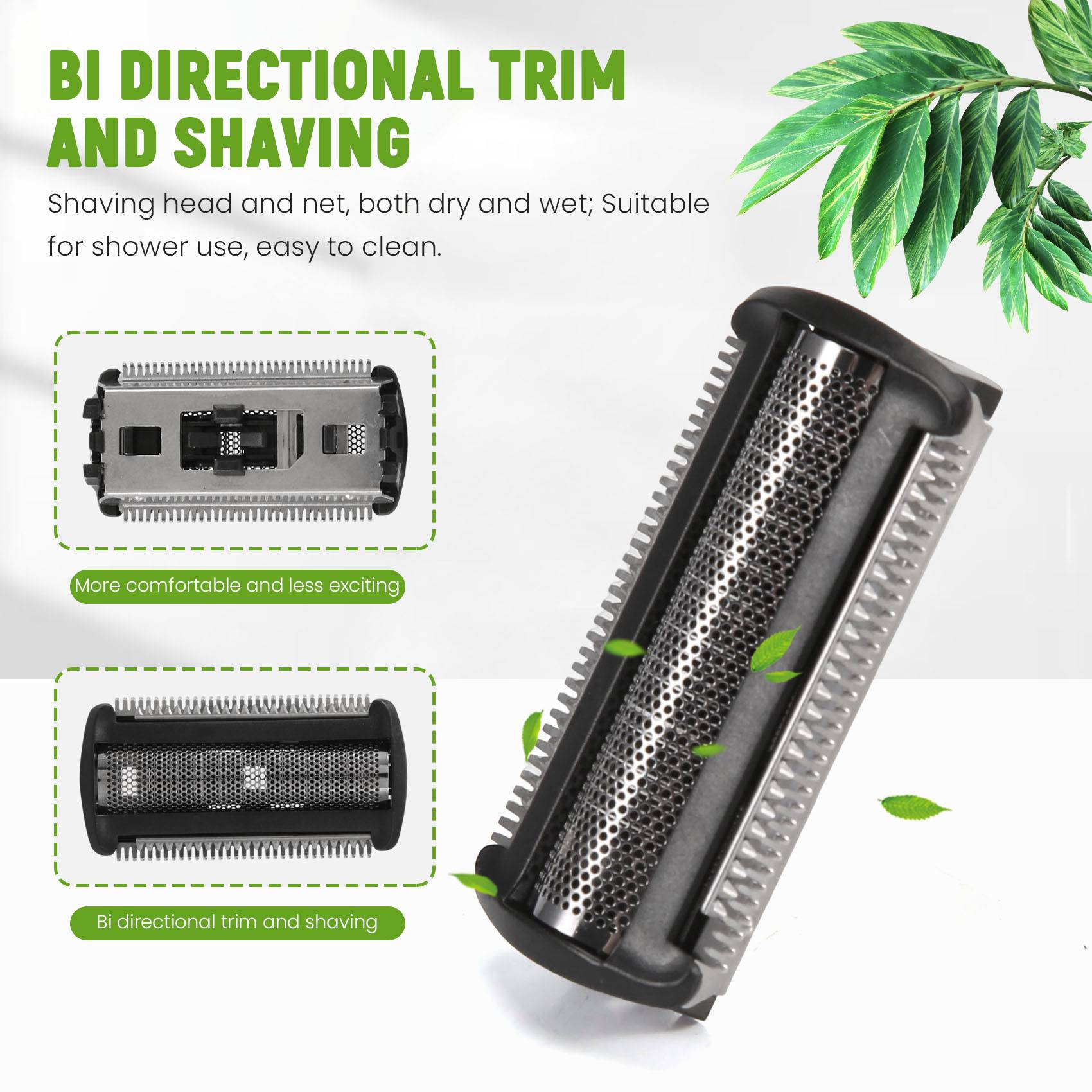 5 Pack Trimmer Shaver Head Foi - đánh giá và giá Body Trimmer