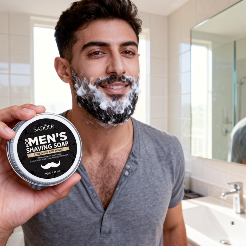 60g Men's Shaving Soap Contain - đánh giá và giá Beard Oil