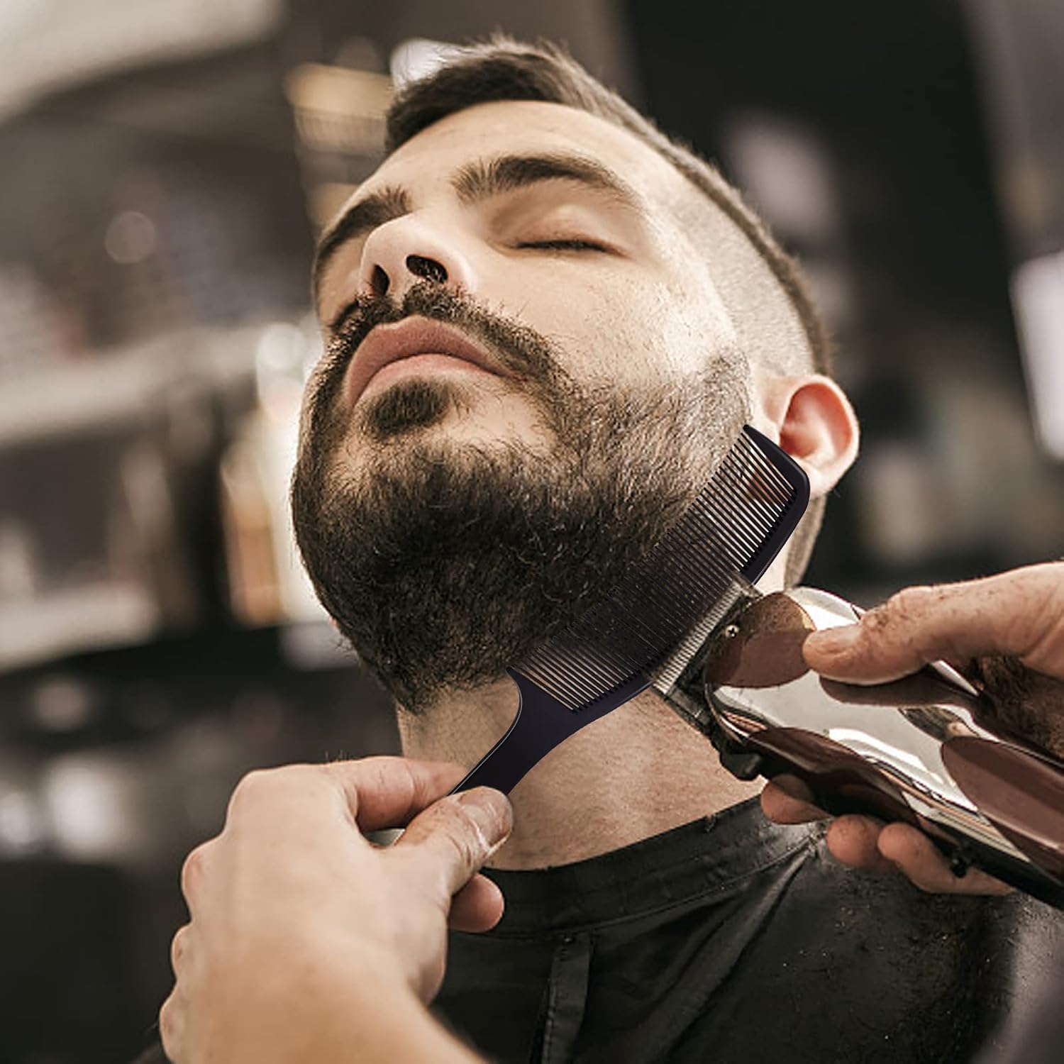 4PCS Professional Barber Hair  - đánh giá và giá Grooming Kit