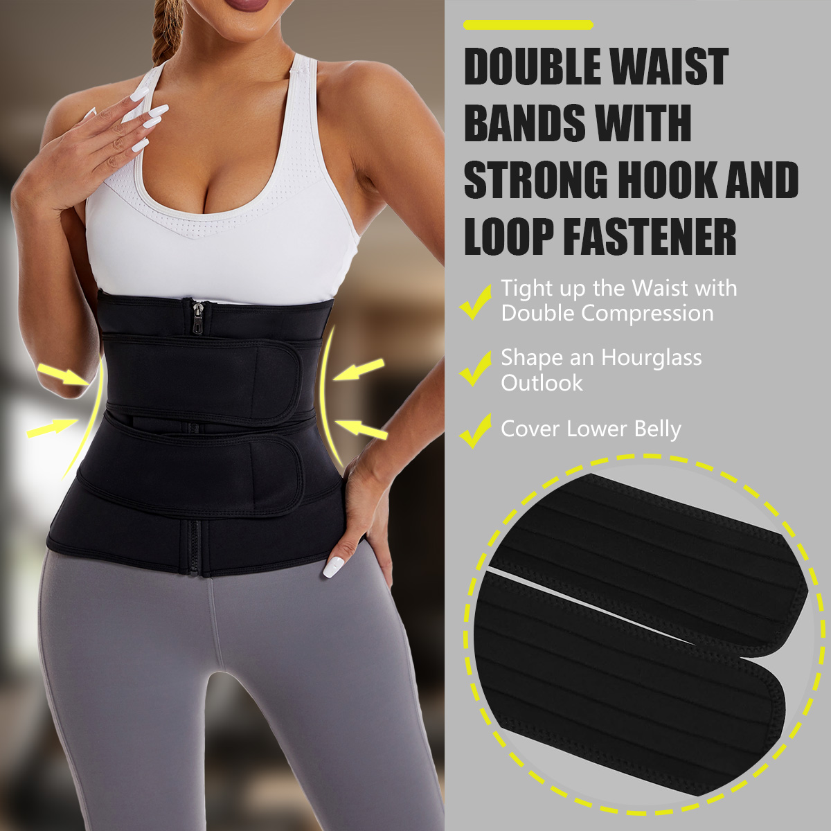 Women Waist Trainer Belt Doubl - đánh giá và giá Body Trimmer