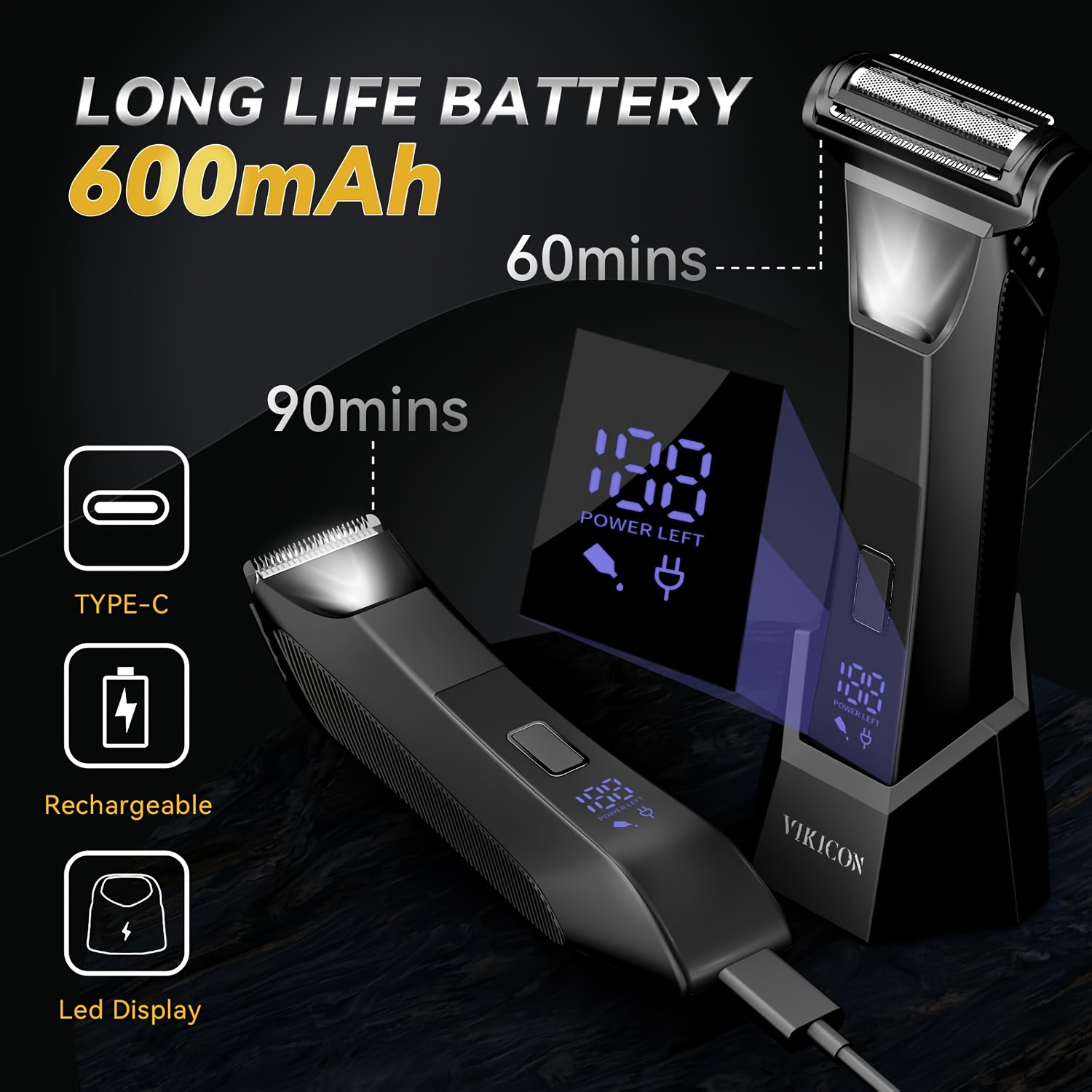 Mijia Youpin 2 in 1 Electric H - đánh giá và giá Mens Grooming Travel Kit