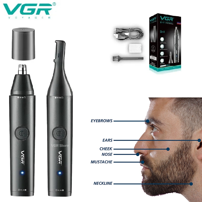 VGR Washable Nose Hair Trimmer - đánh giá và giá Nose Trimmer