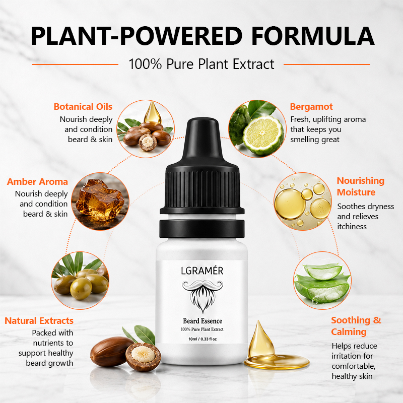Men's Beard Growth Serum Nouri - đánh giá và giá Beard Oil