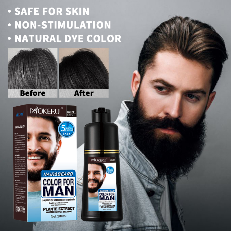 New Beard and Hair Dye Shampoo - đánh giá và giá Shaving Cream