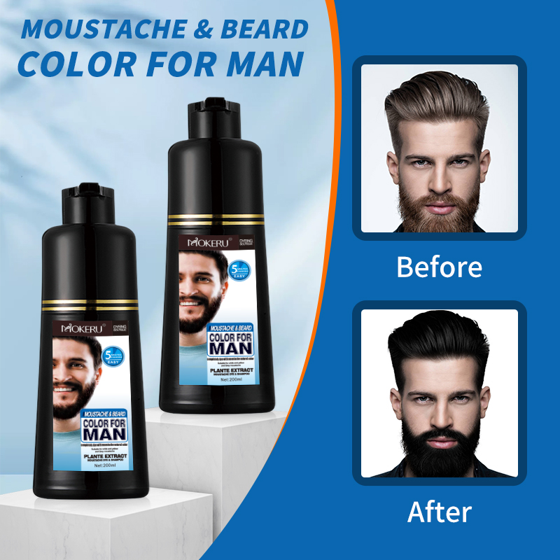 New Beard and Hair Dye Shampoo - đánh giá và giá Shaving Cream