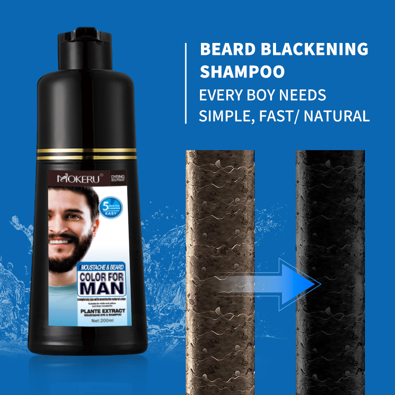 New Beard and Hair Dye Shampoo - đánh giá và giá Shaving Cream