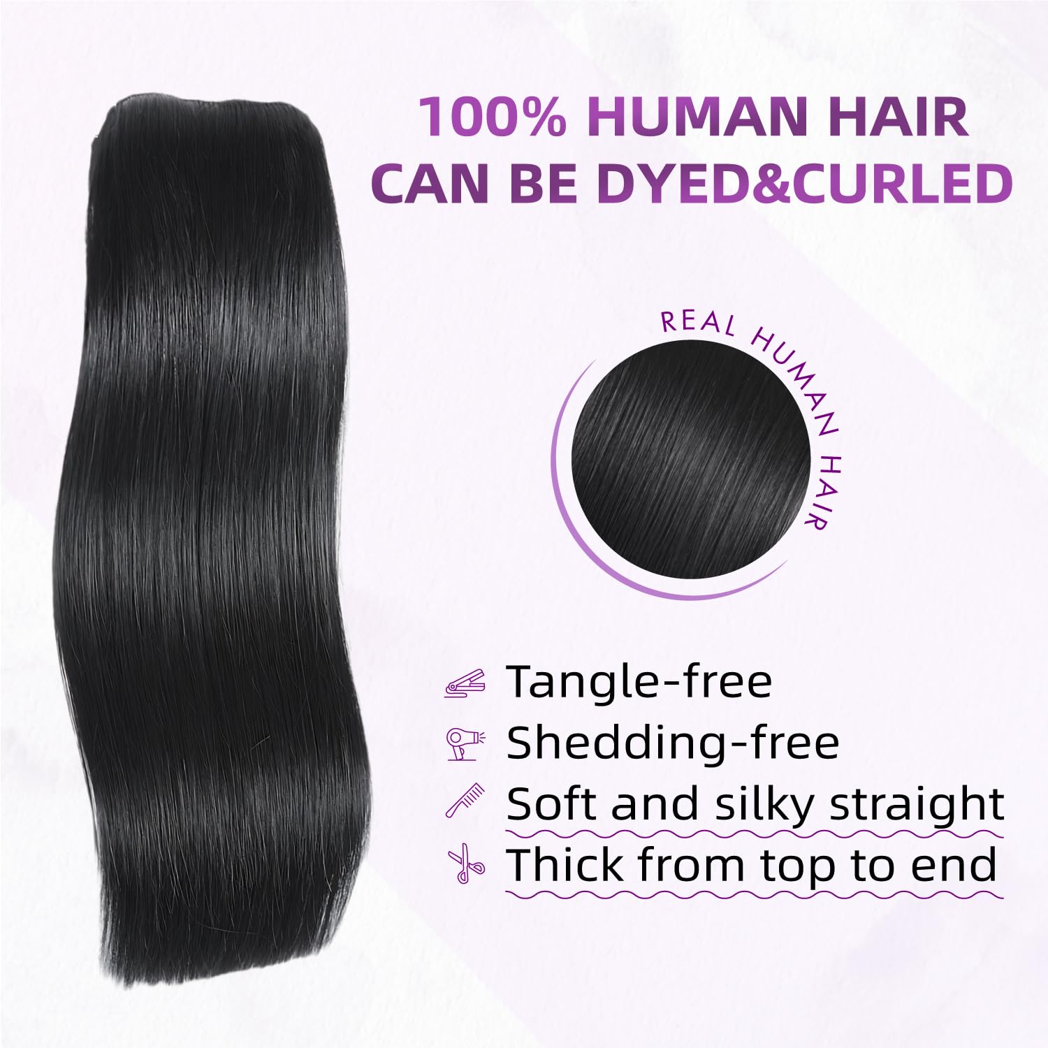 Clip in Hair Extensions Real H - đánh giá và giá Hair Clipper