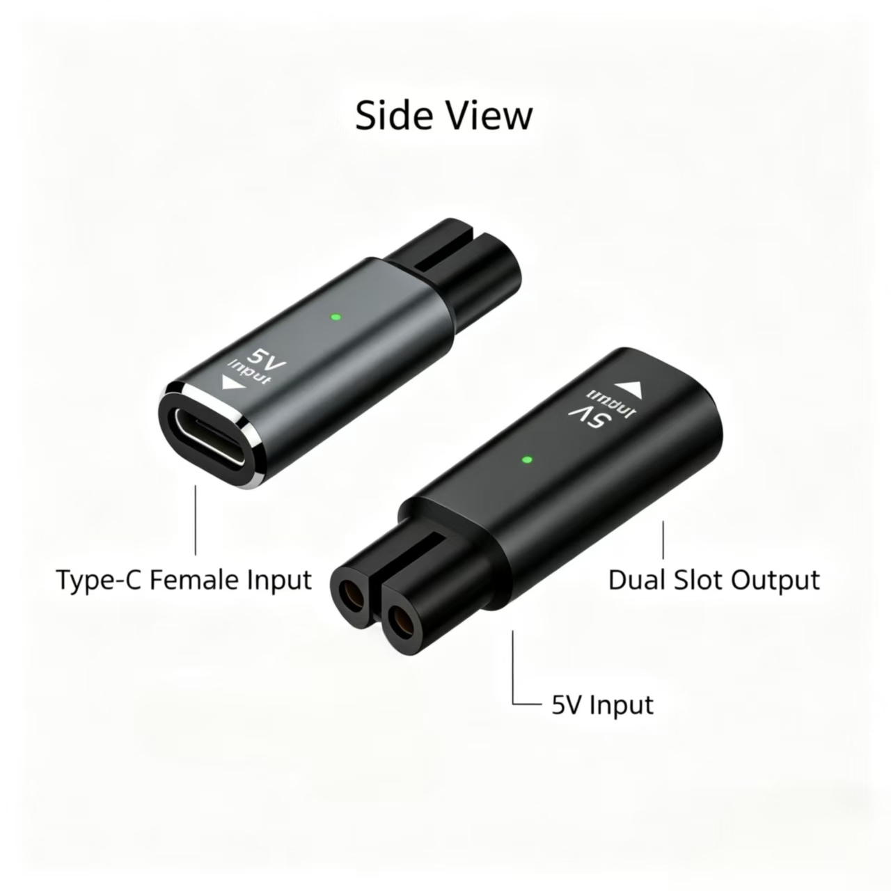 5V Type‑C Female to Dual Slot  - đánh giá và giá Electric Shaver Rotary