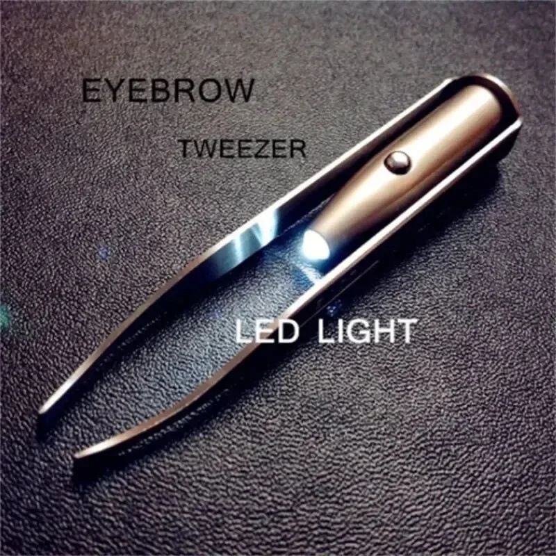 Lighted Stainless Steel Tweeze - đánh giá và giá Grooming Kit