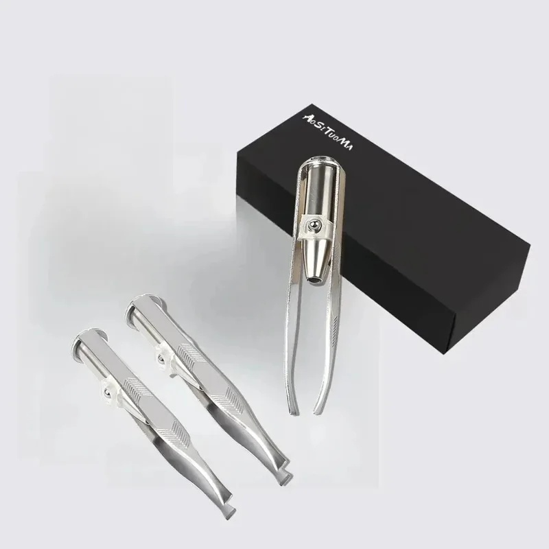 Lighted Stainless Steel Tweeze - đánh giá và giá Grooming Kit