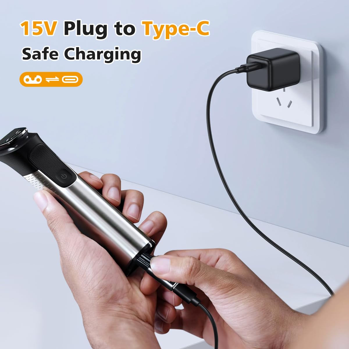 15V USB-C Safe Stable Mini Cha - đánh giá và giá Electric Razor